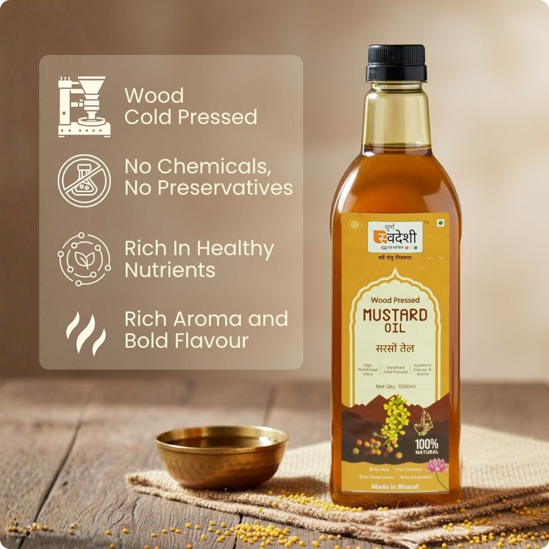 Yellow Mustard Oil | Woodpressed