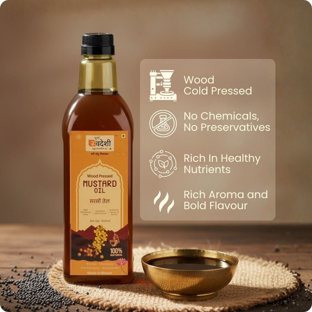 Black Mustard Oil | Woodpressed